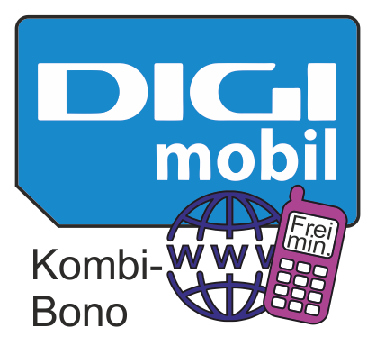 DIGImobil Kombi-Bono (Freiminuten + Internet)