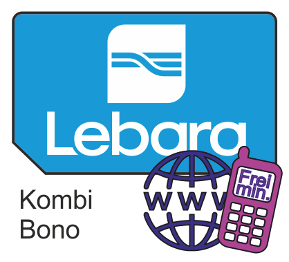 LEBARA Kombi-Bono (Freiminuten + Internet)